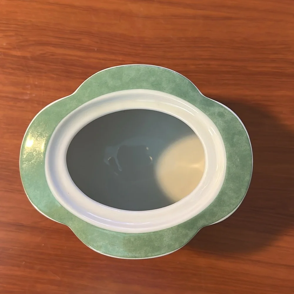 🧡 Blue Leaf and Green Creamer and Sugar Set by Villeroy & Boch Germany 🧡 - Picture 10 of 10